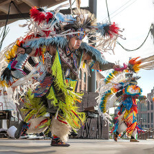 Performance of Brulé at Levitt at the Falls in Sioux Falls, South Dakota