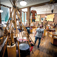 Inside Prairie Edge Trading Co. & Galleries in Rapid City, South Dakota