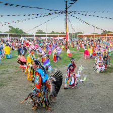 Performance at Sisseton Wahpeton Oyate Annual Wacipi in South Dakota